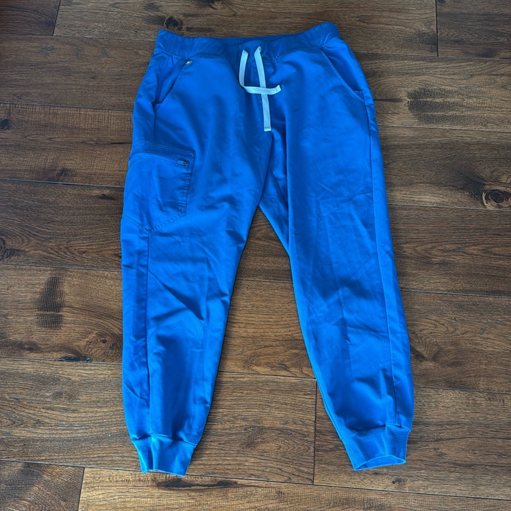 Figs Jogger Scrub Pants Blue Size XL Tall Royal blue
